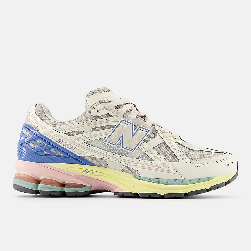 Unisex Utility 1906 – Angora mit Blue Laguna und Orb Pink