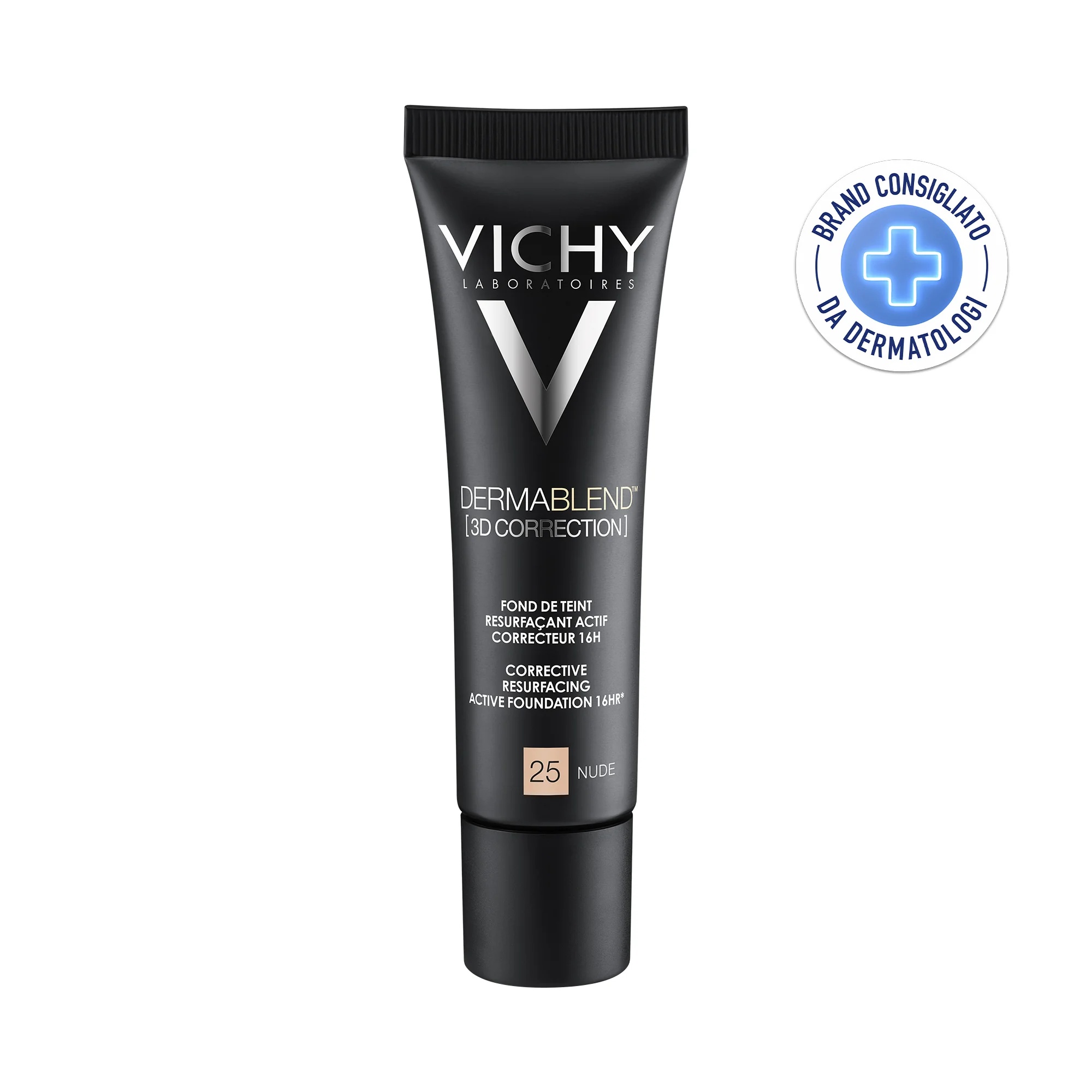 VICHY Vichy Dermablend 3D Corrective Make-up SPF 25 25 Nude 30 ml actieve gladmakende concealer