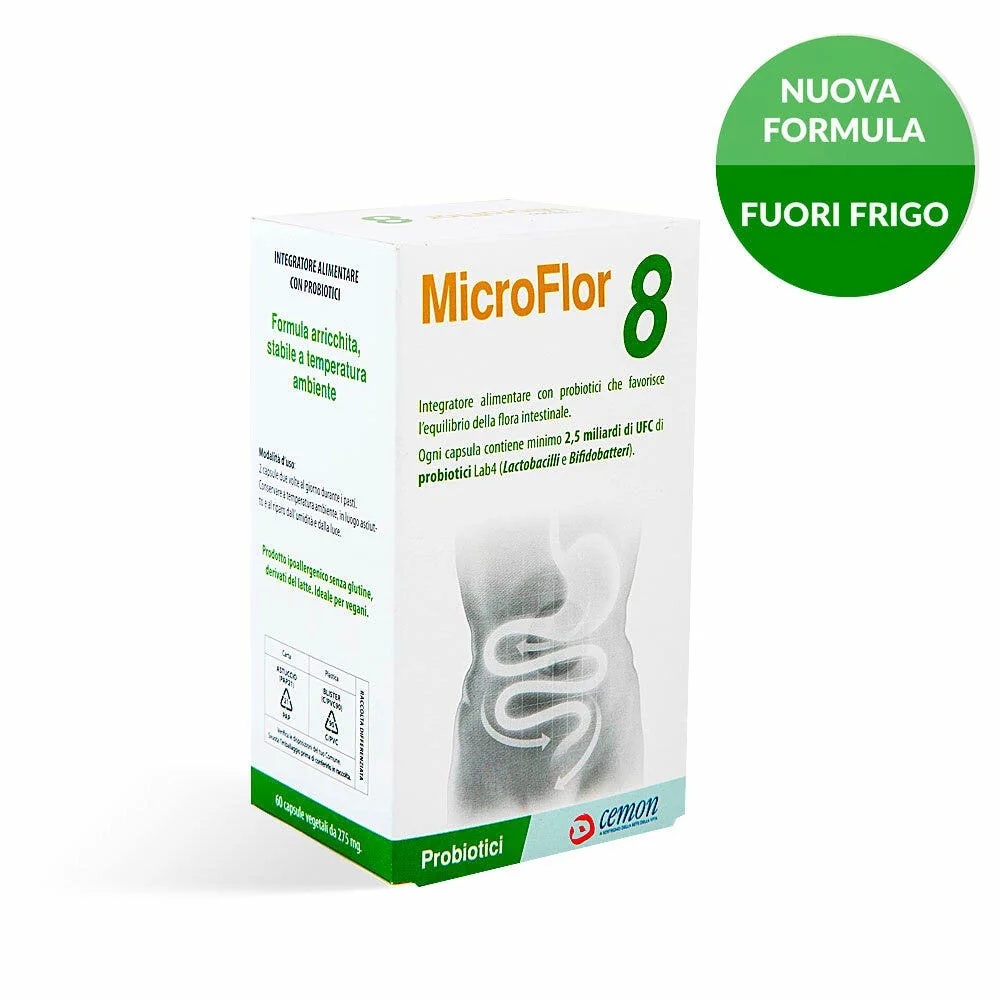 CEMON Microflor 8, 60 Kapseln, vegetarisch, keine Kühlung erforderlich