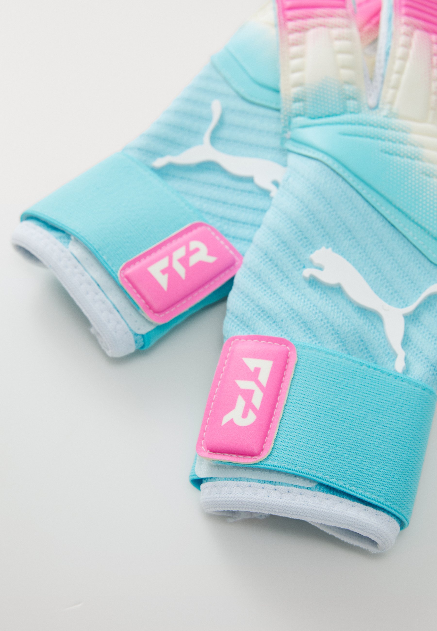 Puma FUTURE PRO RE CHARGE HYBRID UNISEX - Golmanske rukavice - boja zalaska sunca/hero plava/bijela