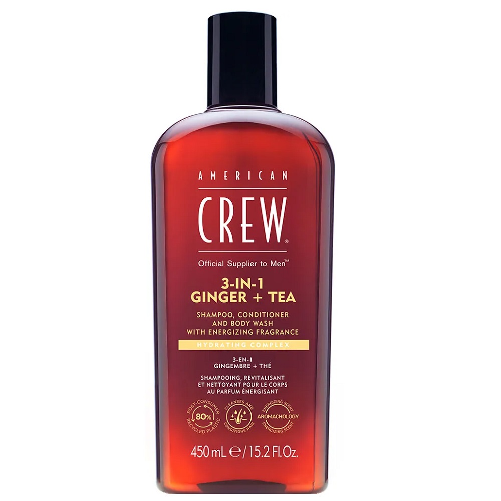 American Crew 3-in-1 ingvers + tēja