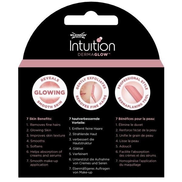 „Wilkinson Sword Intuition Dermaglow“ skutimosi peiliukai<br>3 vnt.