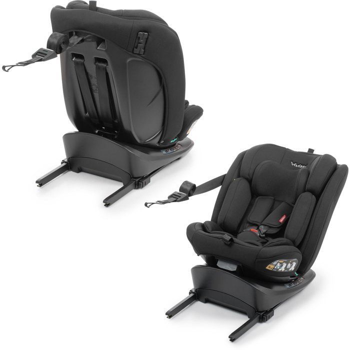 Seggiolino auto - BABYAUTO - ZAFIRO - Gruppo 0/1/2/3 - 40/150 cm - I-Size - Girevole - Reclinabile - Con riduttore - Nero
