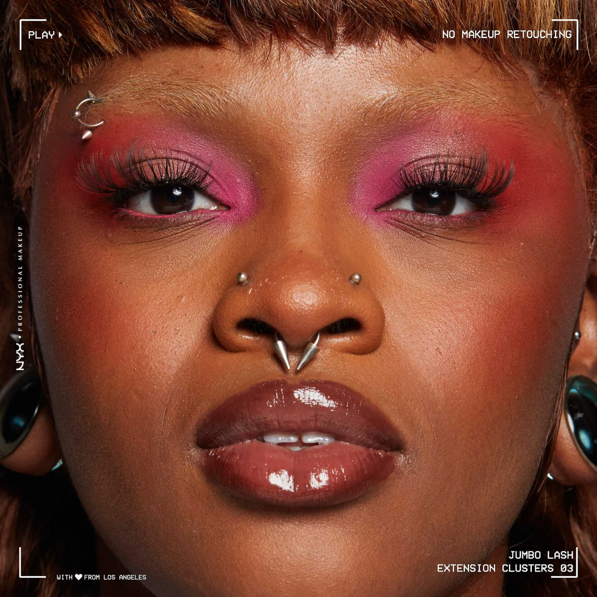 Gene Jumbo! Gene false vegane cu franjuri Glam - NYX Professional Makeup