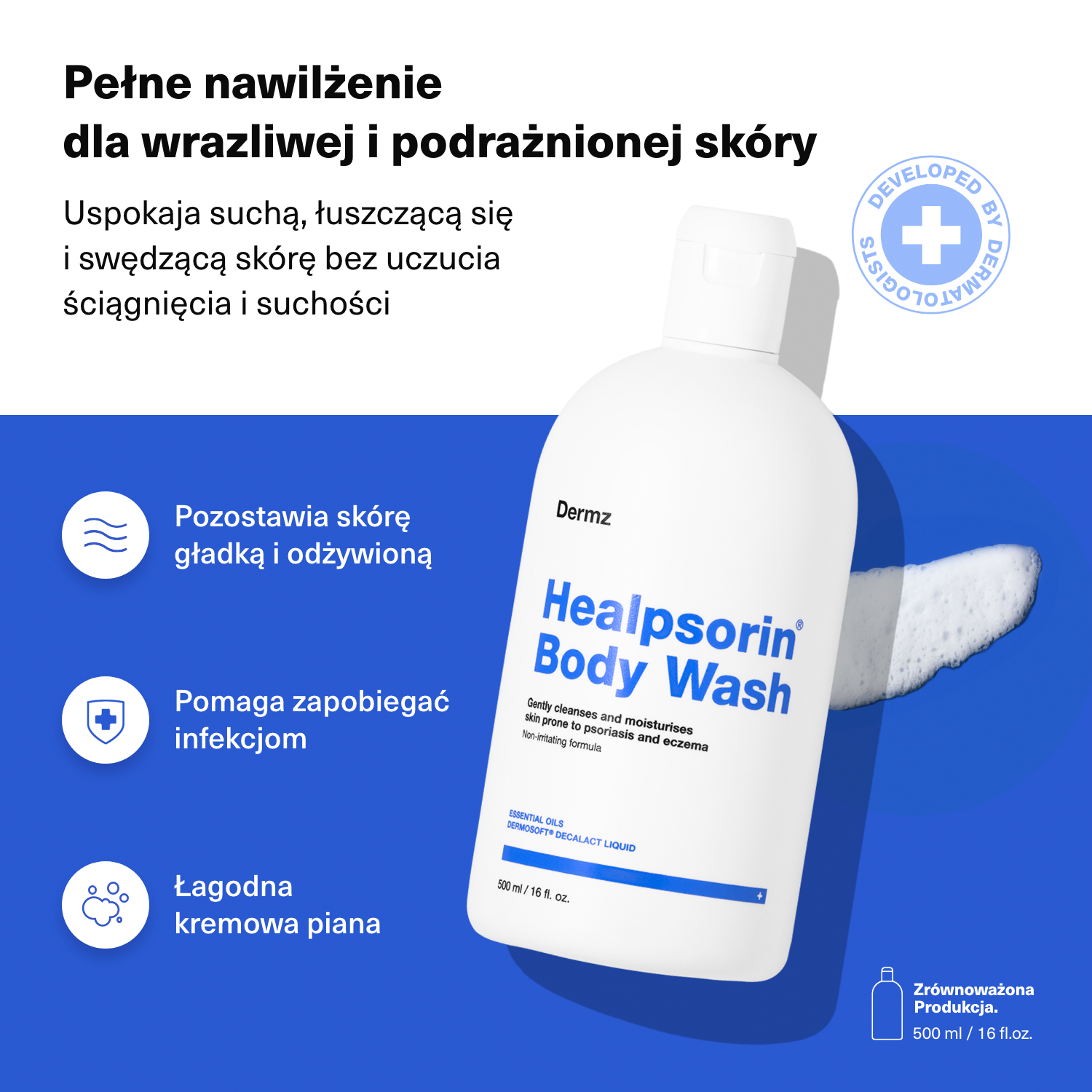 Dermz Healpsorin Kropsvask