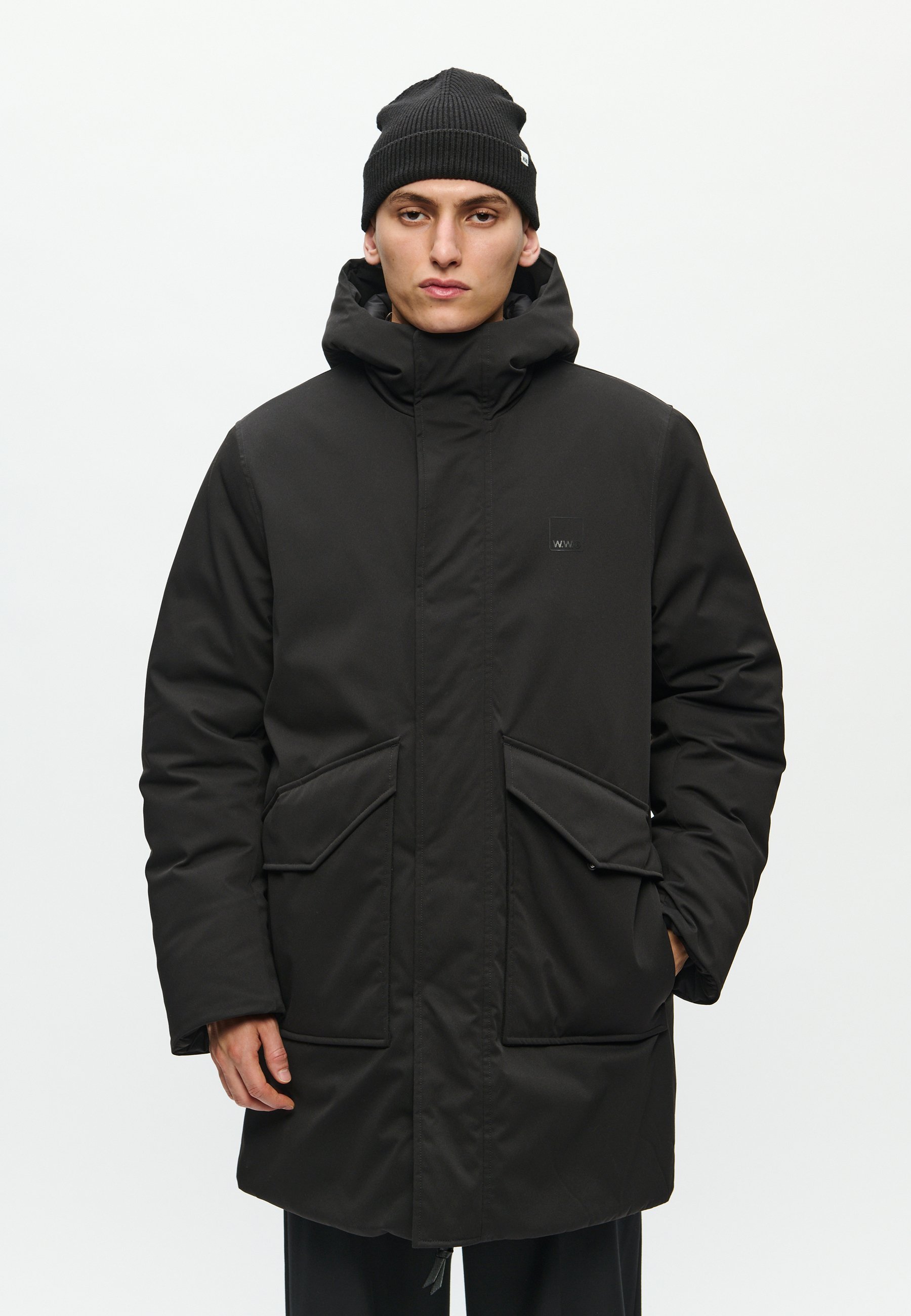 Manteau Wood Wood Hanes - Parka - noir