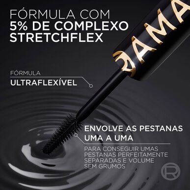 L'Oréal Paris Panorama All Night Black Volume Lashes Řasenka 24h Volume 9,9 ml 9,9 ml