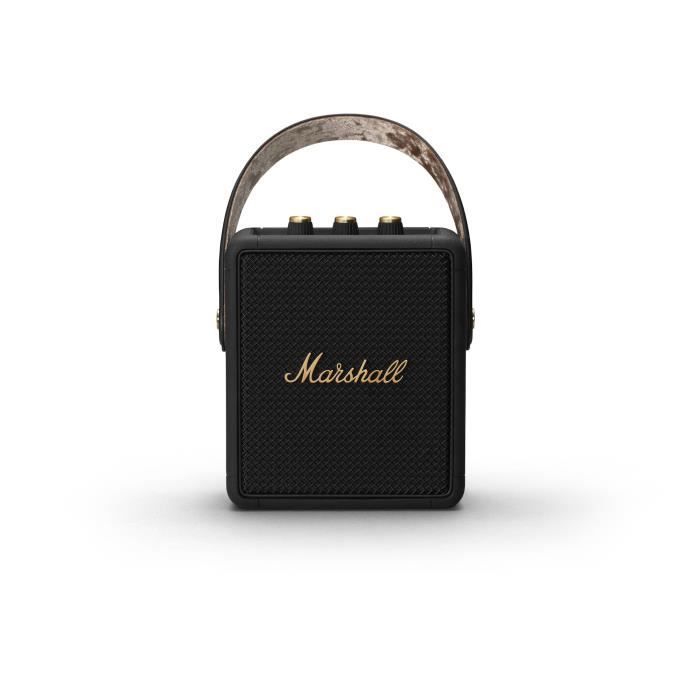 MARSHALL STOCKWELL II - Altoparlante wireless portatile - 20 ore di autonomia - Bluetooth 5.0 - Nero e ottone