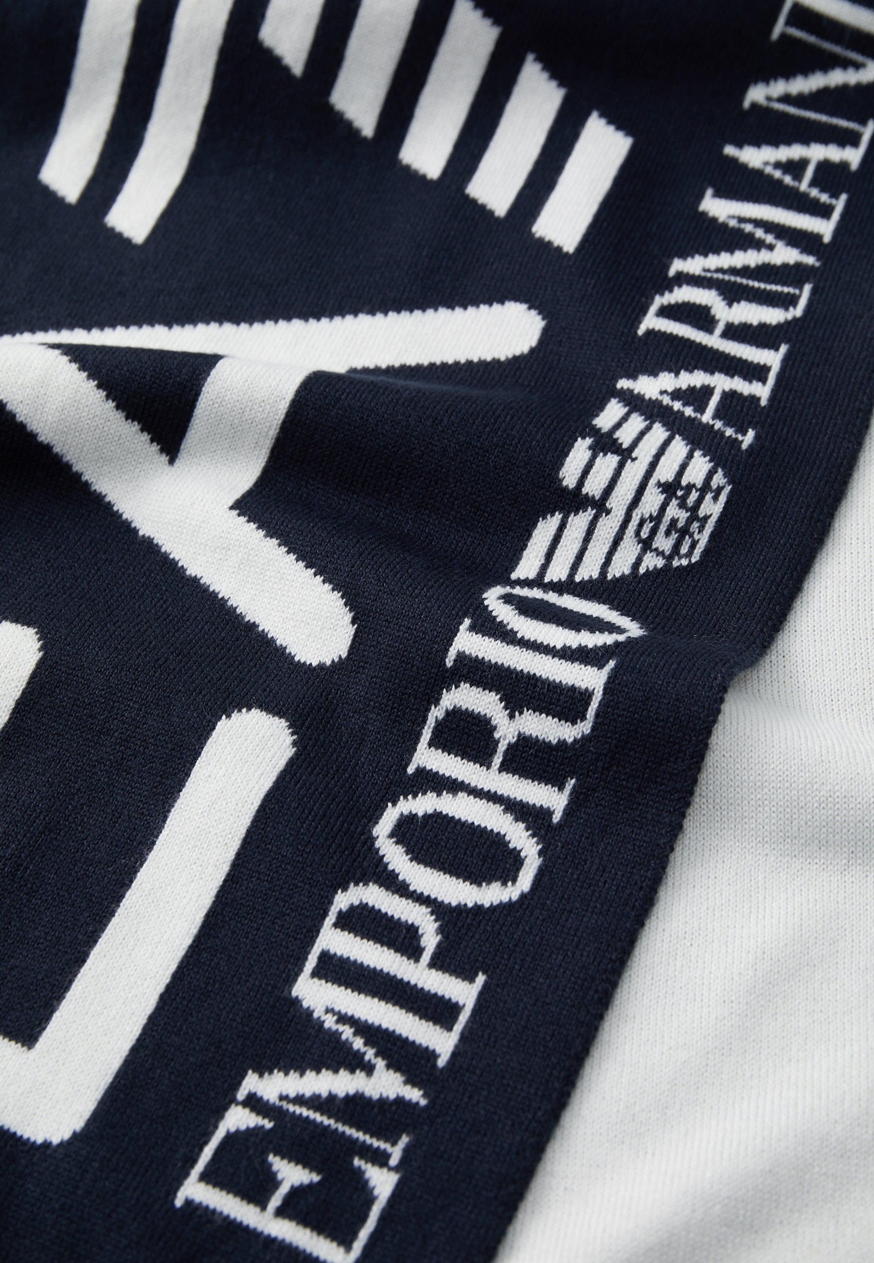 EA7 Emporio Armani UNISEXE - Écharpe - bleu Armani/blanc