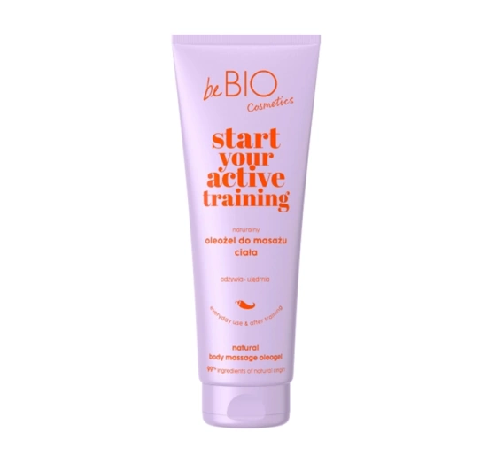 Bebio Start Your Active Training naturalny oleożel do masażu ciała 250 ml