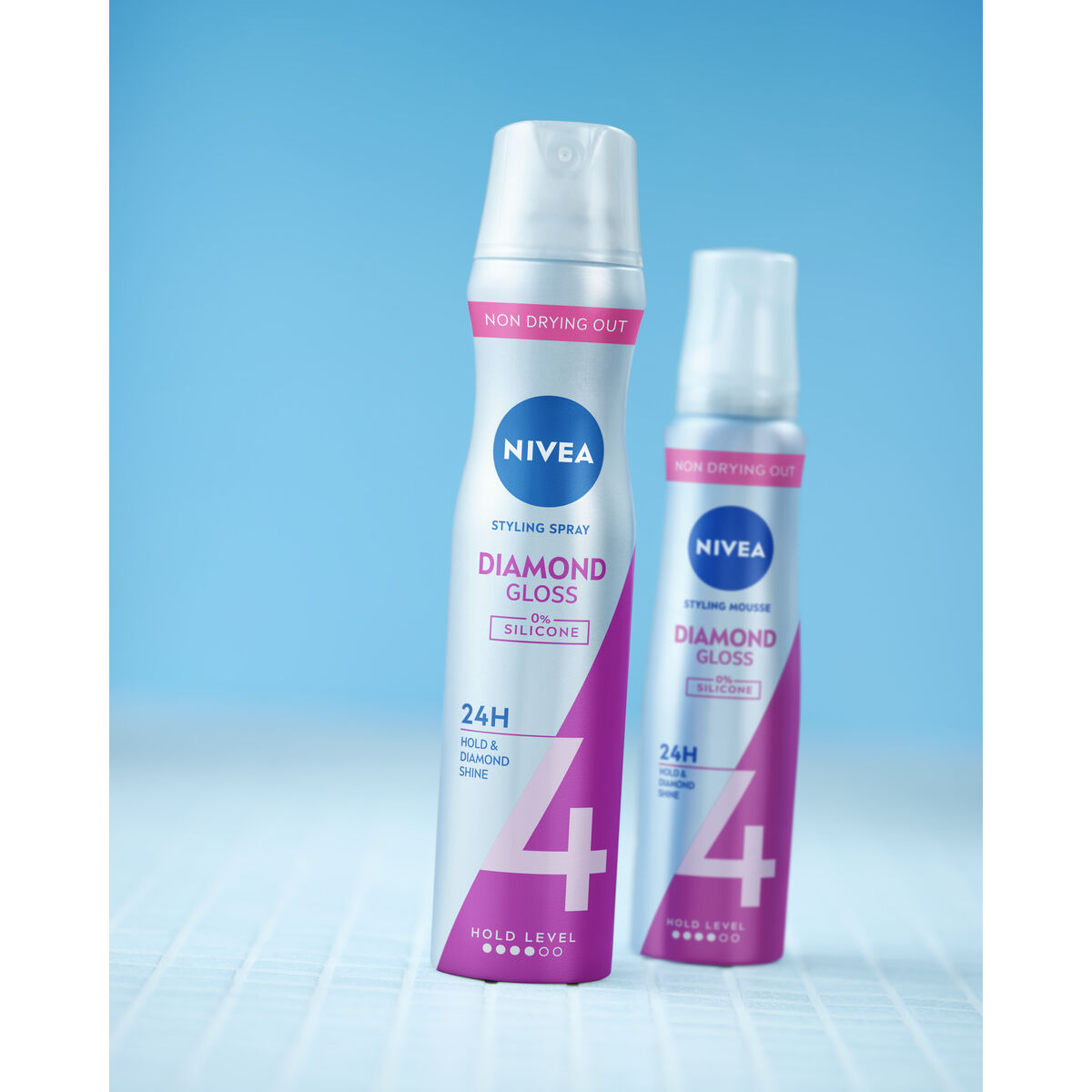 Nivea plaukų lakas „Diamond“, 250 ml