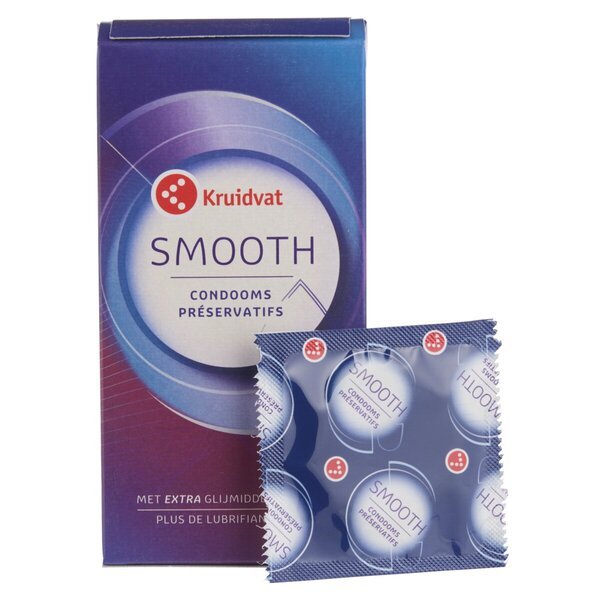 „Kruidvat Smooth“ prezervatyvai<br>Medicinos prietaisas - 12 vnt.