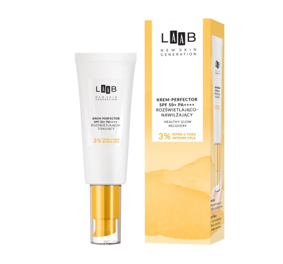 AA LAAB Tetra-C Yuzu ozświetlająco-tonujący krem-perfektor do twarzy SPF  PA     40 ml