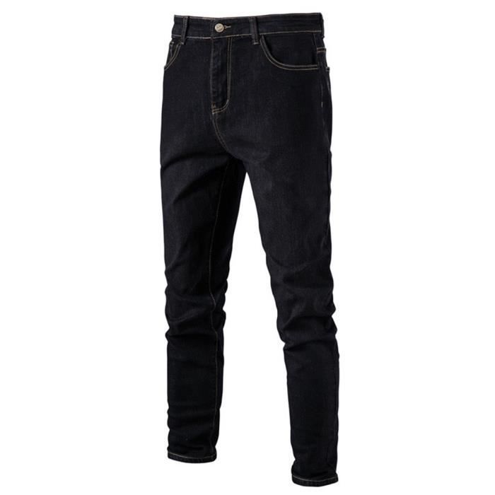 Men's Jeans - MOBIGARLAN - XHC122 - Black - Slim Fit - Adult - Standard Size