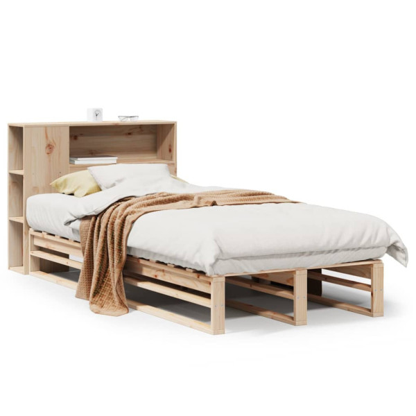 Łóżko Drewniane Rama Łóżka Sofa Brązowe Do Sypialni Pokoju 100x200 cm