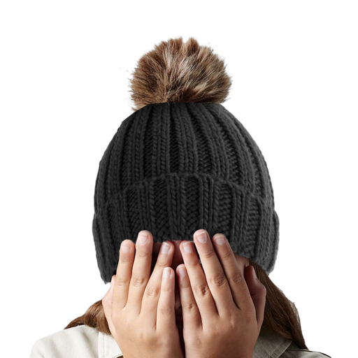  Gorro Beechfield Knit Tentative com borla