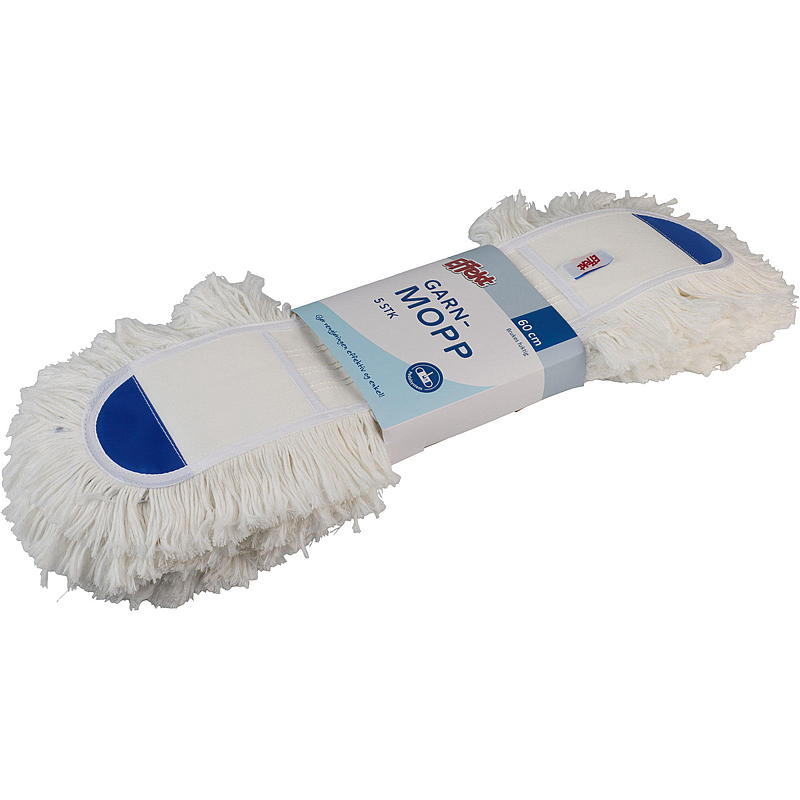 Elektrische dweil 60 cm, 5 stuks, met opbergvak, microvezel