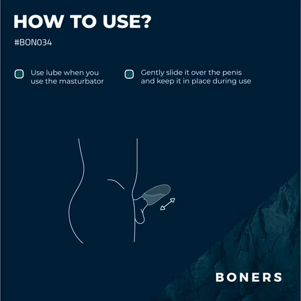 Boners #BONO34 Vibrirajoči ročni dražilec