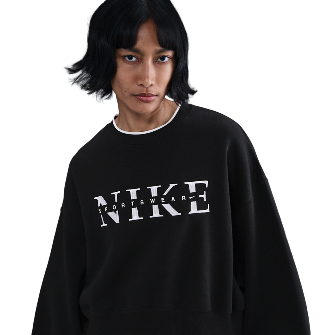 Nike Sportswear Phoenix -ylimitoitu collegepaita