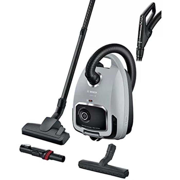 Aspiradora con bolsa - Bosch - BGB6X330 - 4 L - Filtro HEPA - 600 W - 75 dB - Cable de 12 m