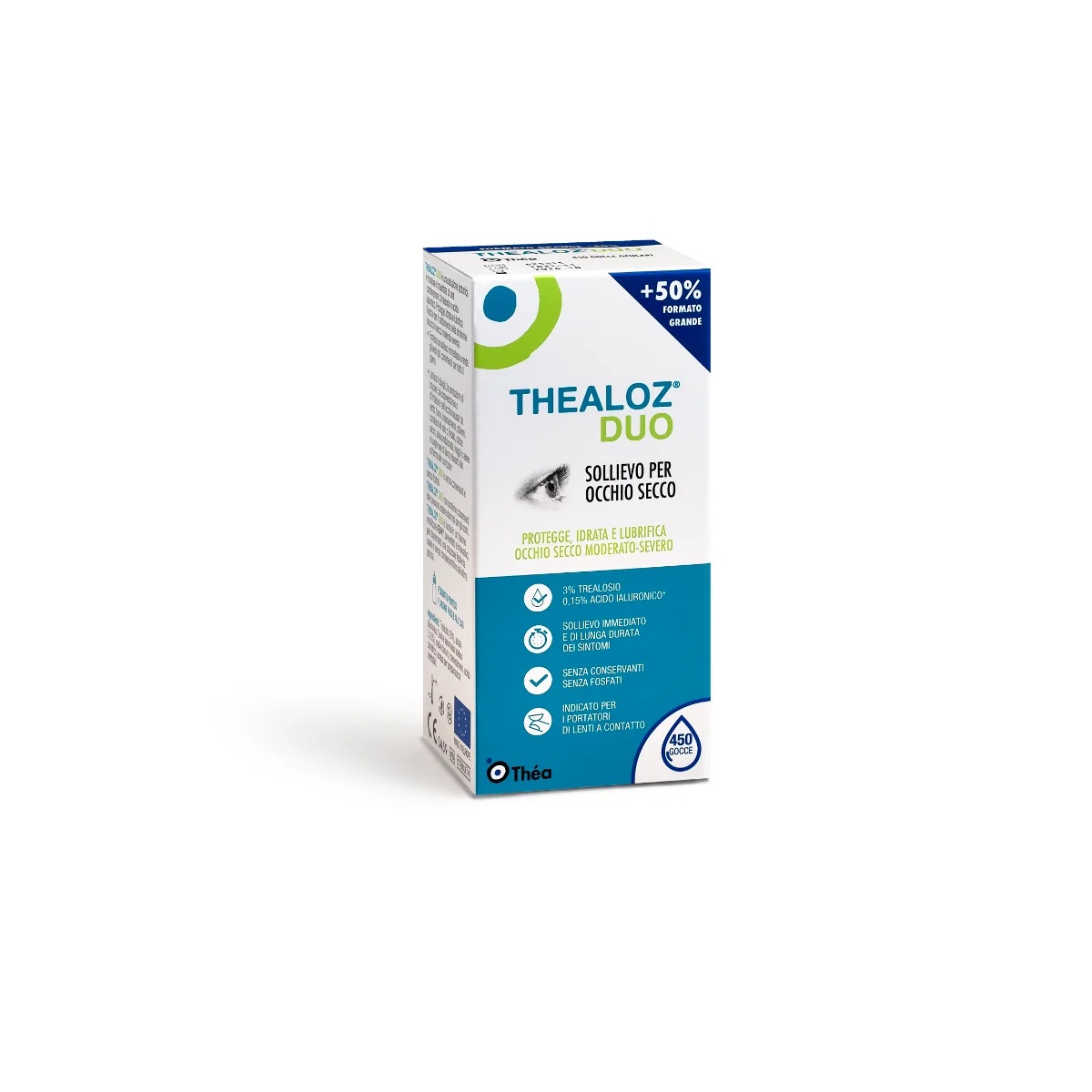 THEALOZ Thealoz Duo Oogdruppels 15 ml Hydraterende oogdruppels voor droge ogen