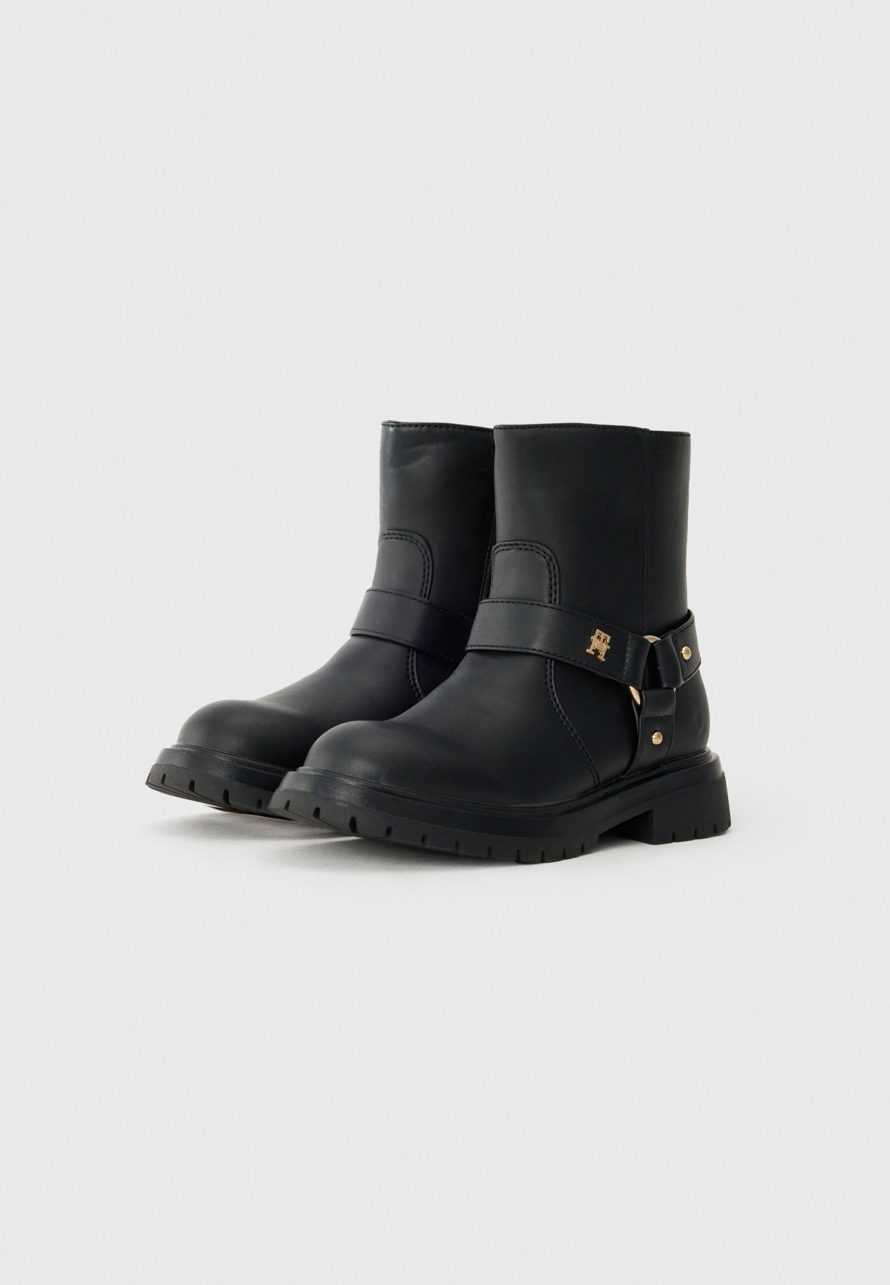 Tommy Hilfiger ASHLYN UNISEX - Klassieke enkellaarsjes - zwart
