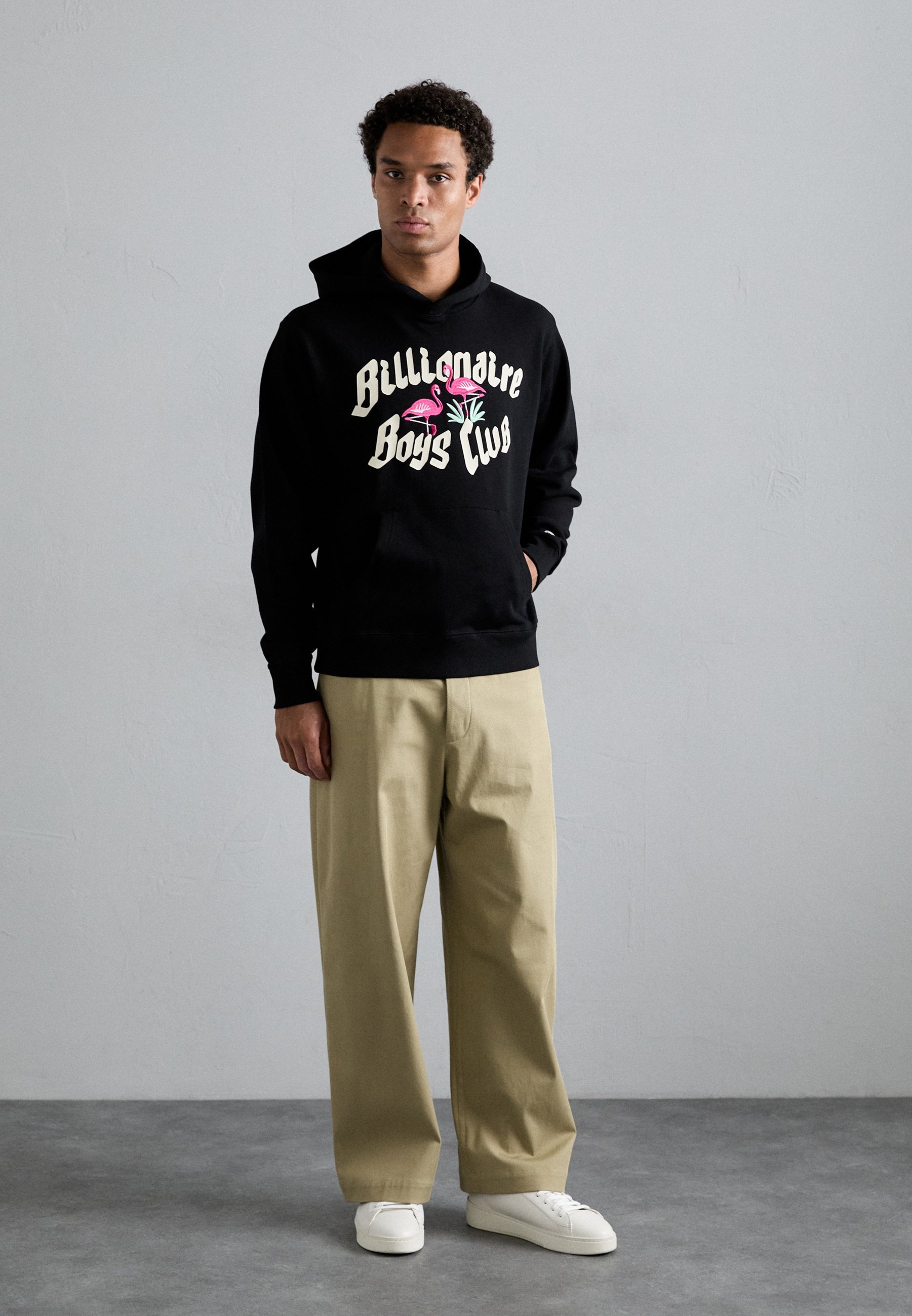 Felpa con cappuccio Billionaire Boys Club FLAMINGO POPOVER - nera