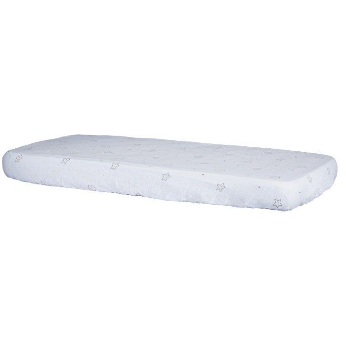 Lençóis de elástico - Sauthon - Babyfan - Algodão orgânico - 140x70 cm - Pacote com 2