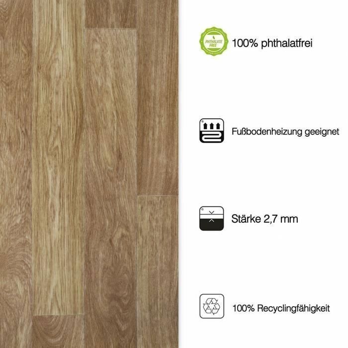 Suelo vinílico Spark Westwood S02 de 100 x 50 cm.