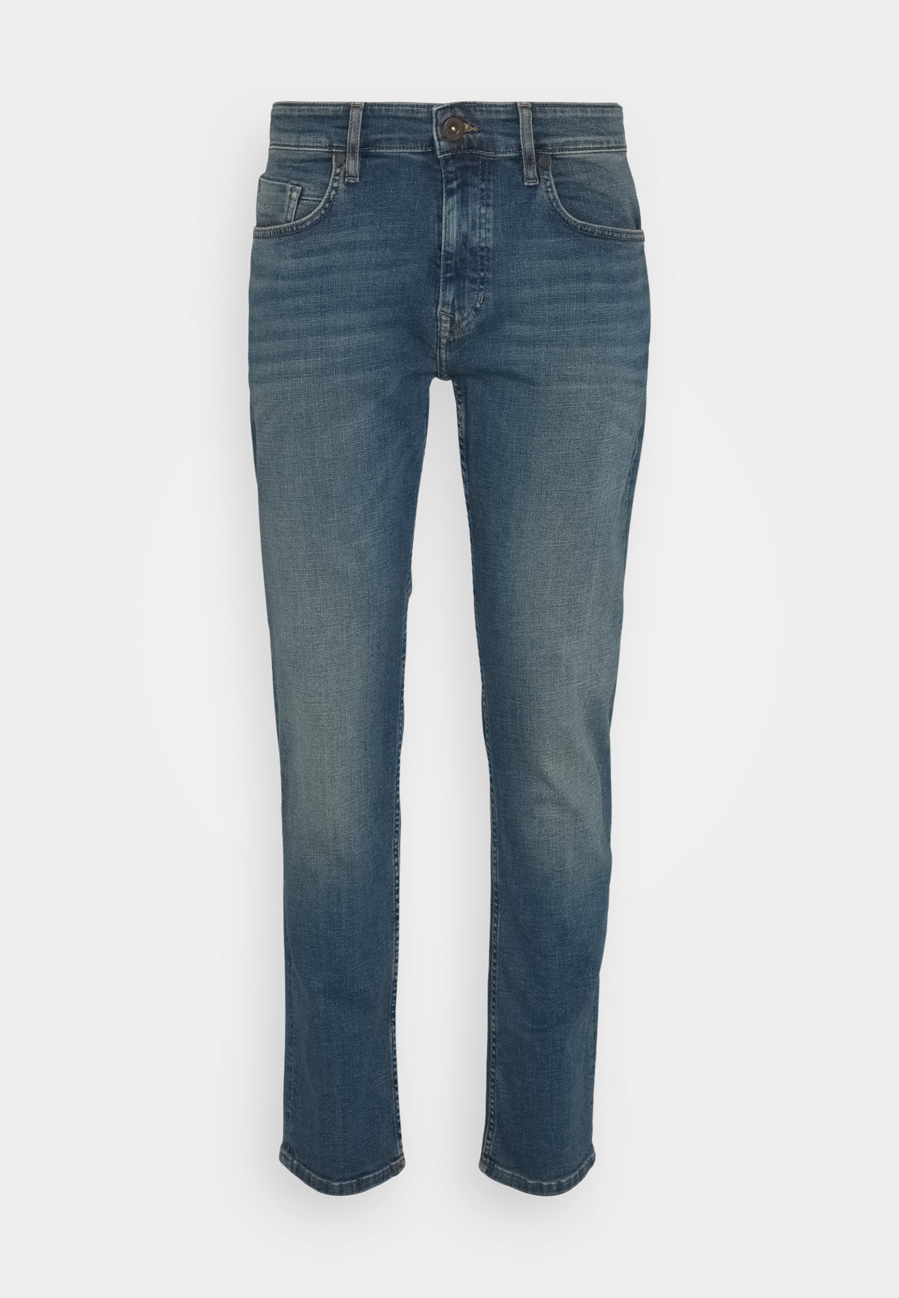 Marc O'Polo REGULAR FIT LOW WAIST - Rechte pijpen jeans - diep indigo vintage