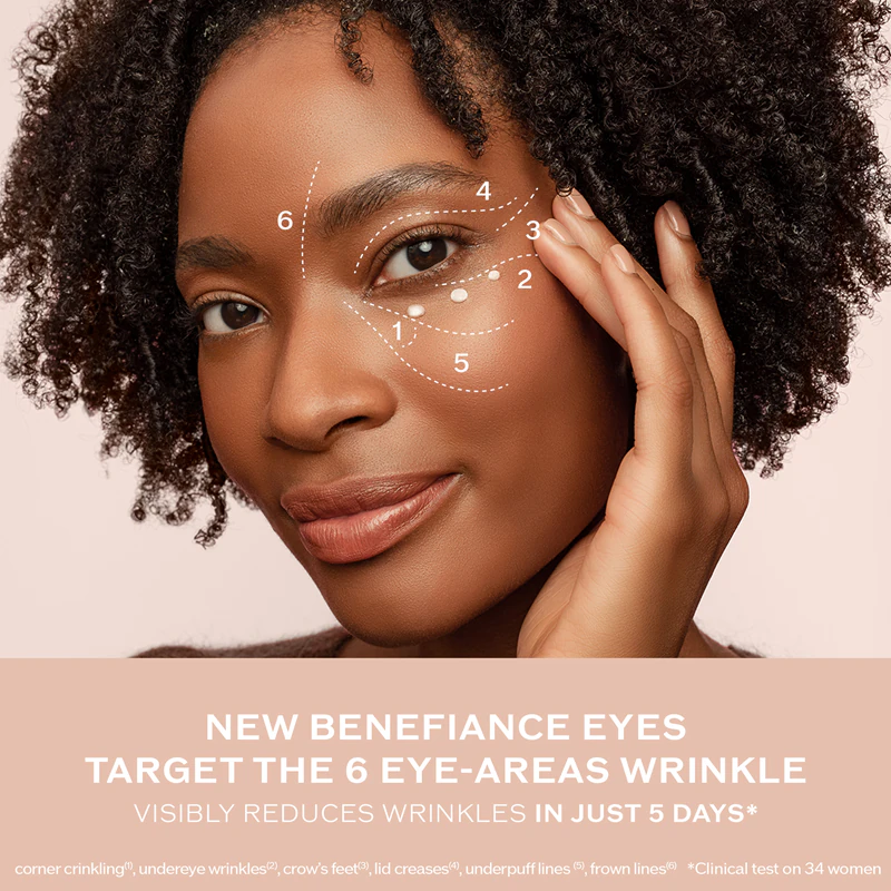 creme para olhos Shiseido Benefiance Wrinkle Smoothing Eye Cream é um creme nutritivo que reduz rugas.