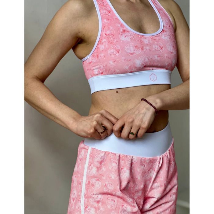 Short femme Les Poulettes Fitness Coquillages