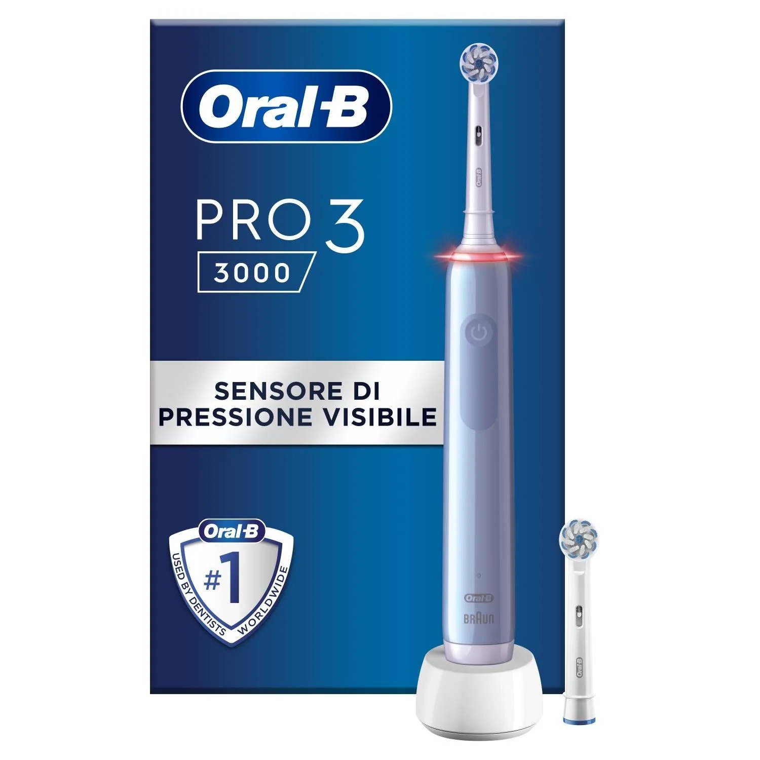 ORAL-B Oralb Pro 3 Blauw Crossaction