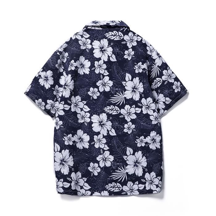 Camicia da uomo - INSFITY - Hawaiana a maniche corte - Stampa da spiaggia - Traspirante