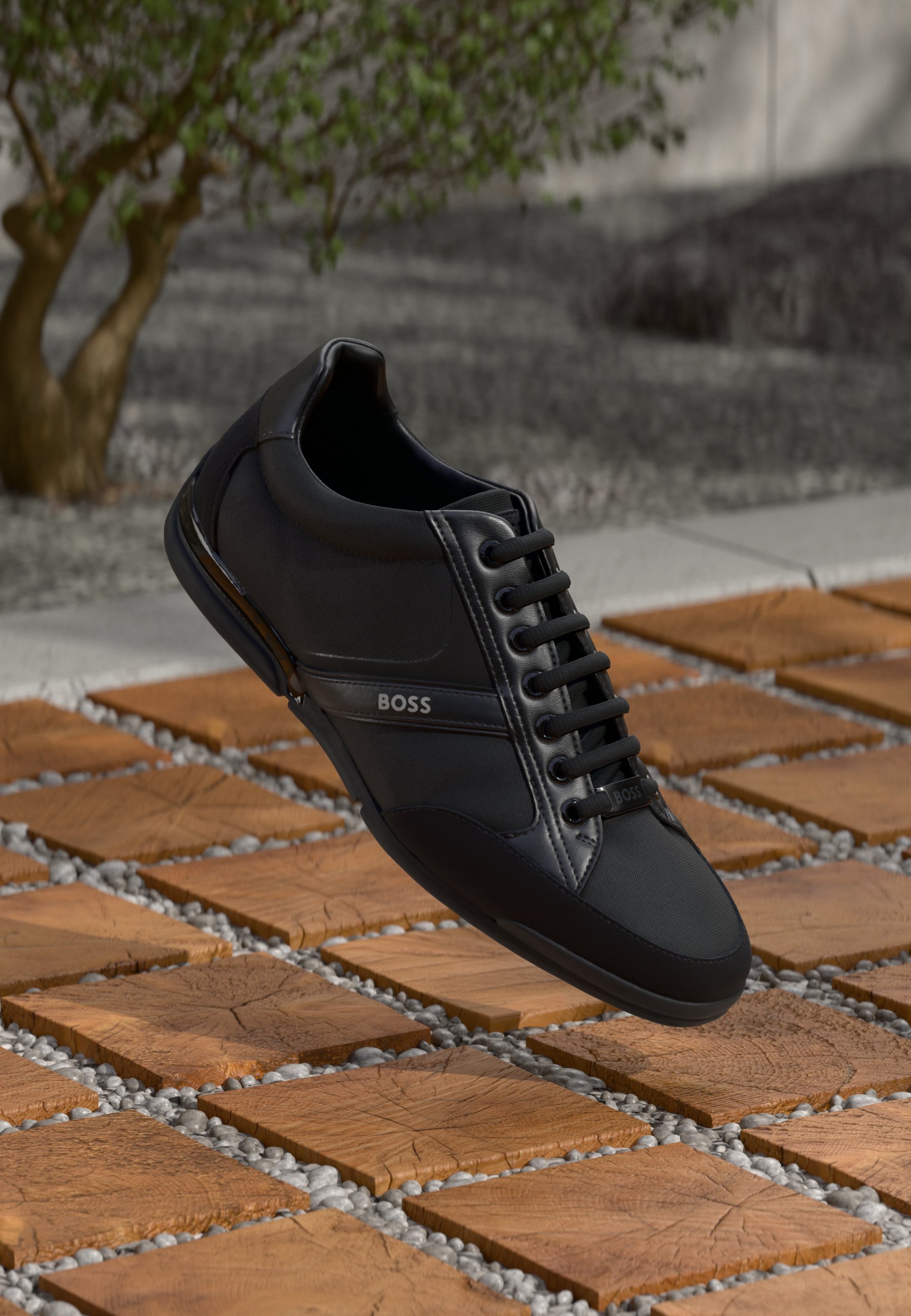 BOSS SATURN - Joggesko - black