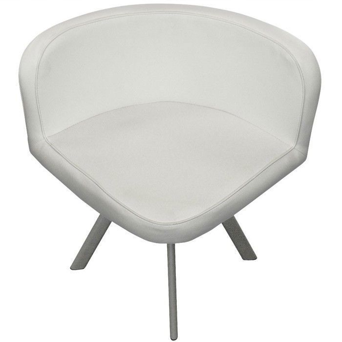 Table de Repas - GIOVANNI MARCHESI - Madrid - 6 Chaises - Métal Laqué - Verre Blanc