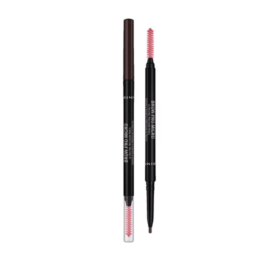 Rimmel Brow Pro Micro kredka do brwi automatyczna ze szczoteczką 003 Dark Brown Brown 0,09g