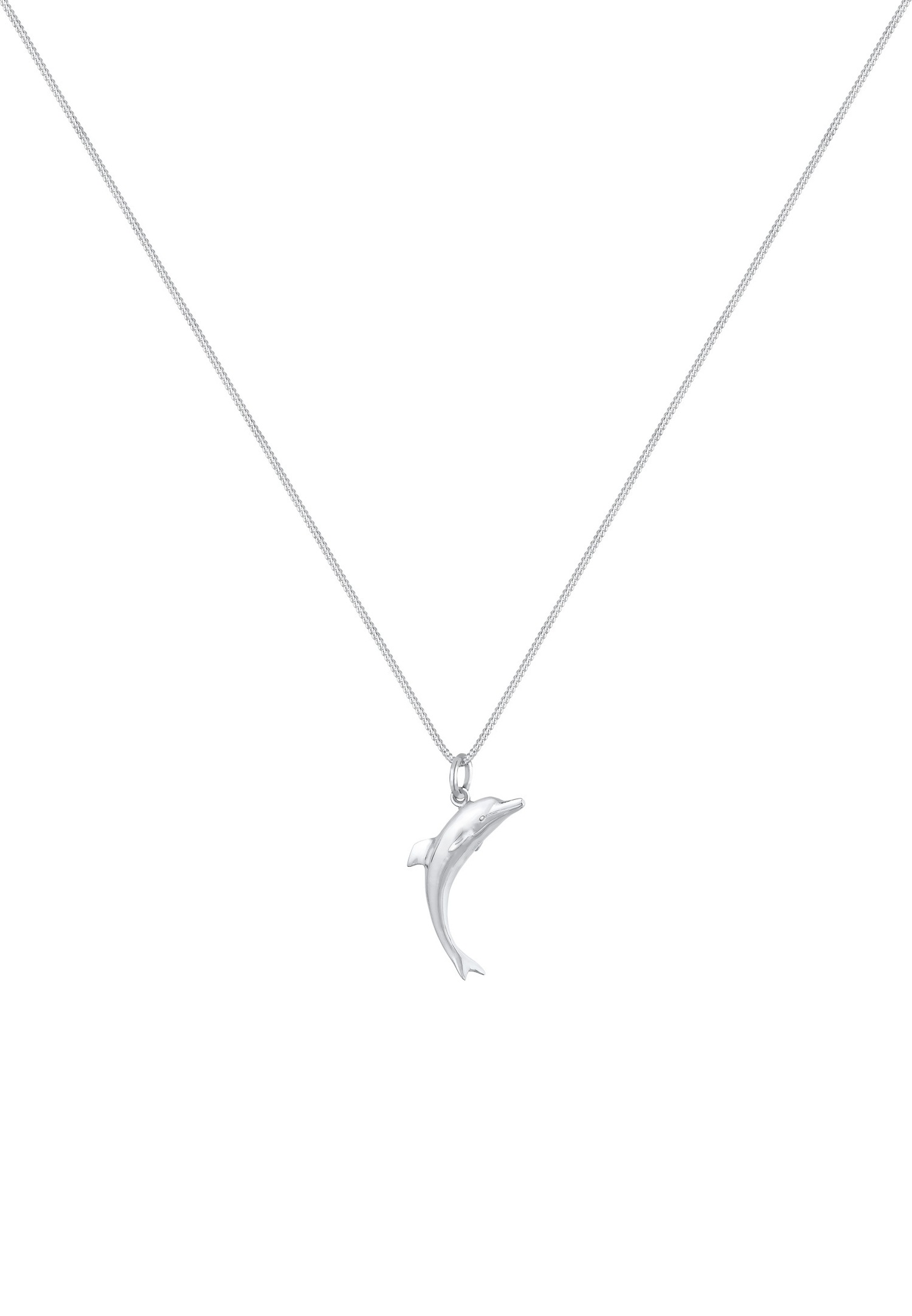 Elli Femmes Pendentif Dauphin Ludique en Argent Sterling 925