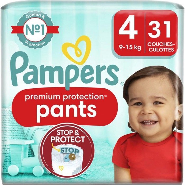 PAMPERS Premium Protection luierbroekjes maat 4 9-15 kg x31