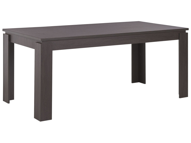 Stół do jadalni 180 x 90 cm ciemne drewno