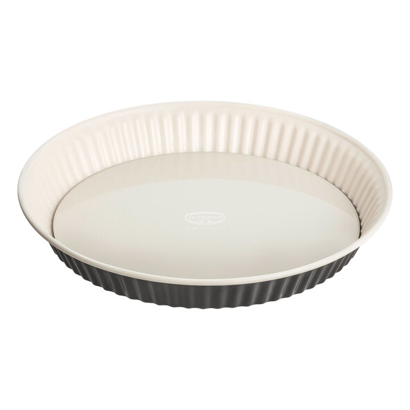 Tart/quiche tin with enamel removable base, 28 cm