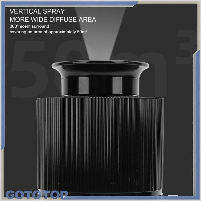 GOTOTOP Diffusore per auto e casa per aromaterapia, per auto, spray per auto, bruciatore decorativo