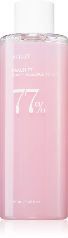 Tônico Hidratante Suavizante Anua Peach com 77% de Niacina