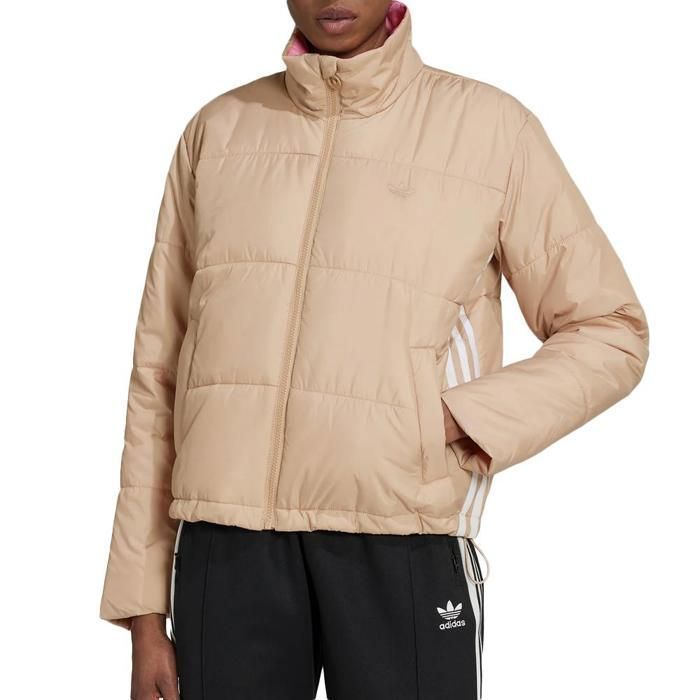 Doudoune Beige Femme Adidas HM2614