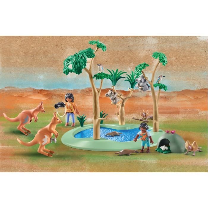 PLAYMOBIL 71624 Entdecker mit australischen Tieren, Wiltopia, 50 Teile, ab 4 Jahren