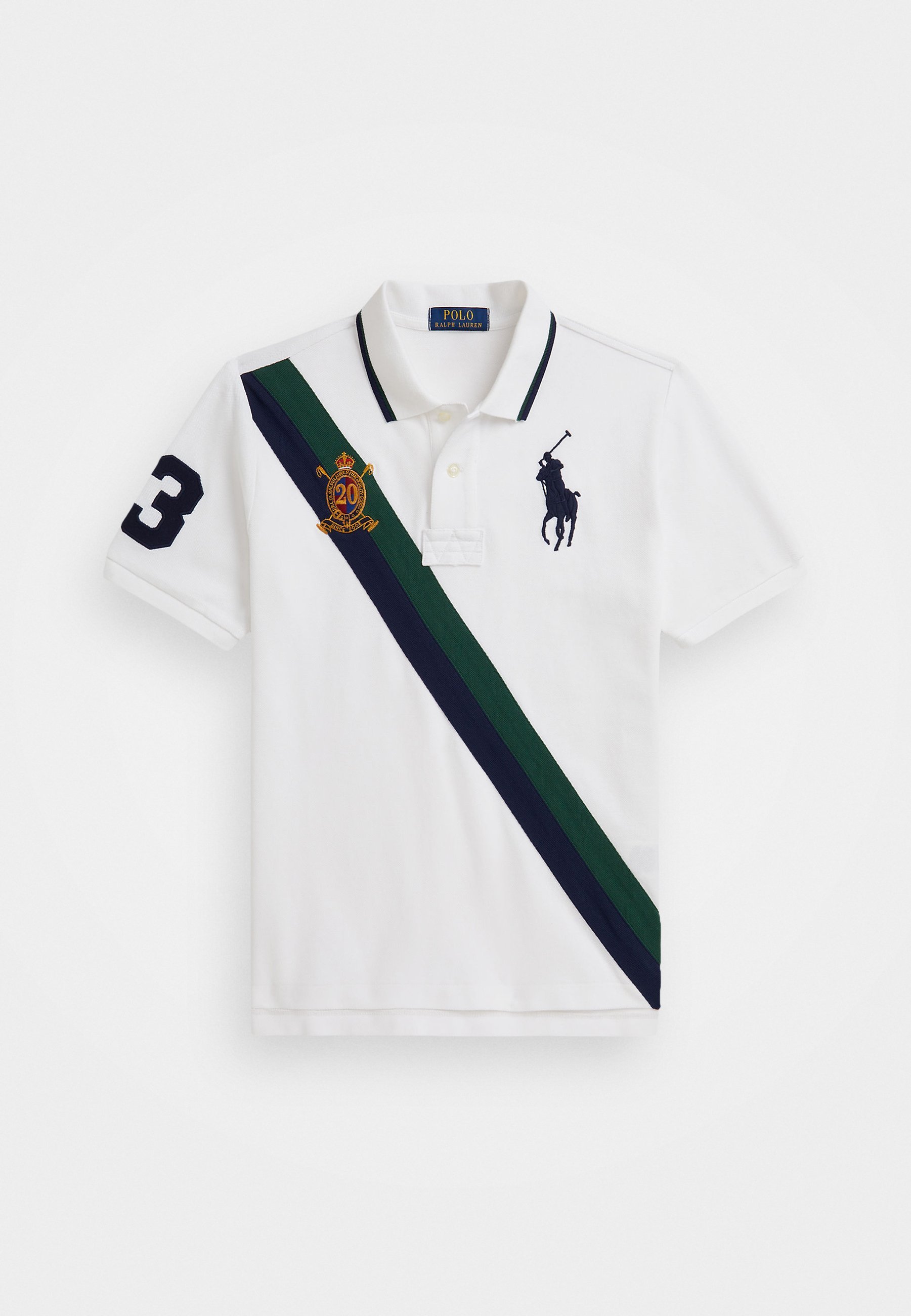 Polo Ralph Lauren BIG PONY 20TH ANNIVERSARY CREST POLO - Poloshirt - wit