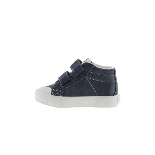  Victoria Tribu Leather Effect Ankle Boots With Contrasting Logo And Adhesive Straps