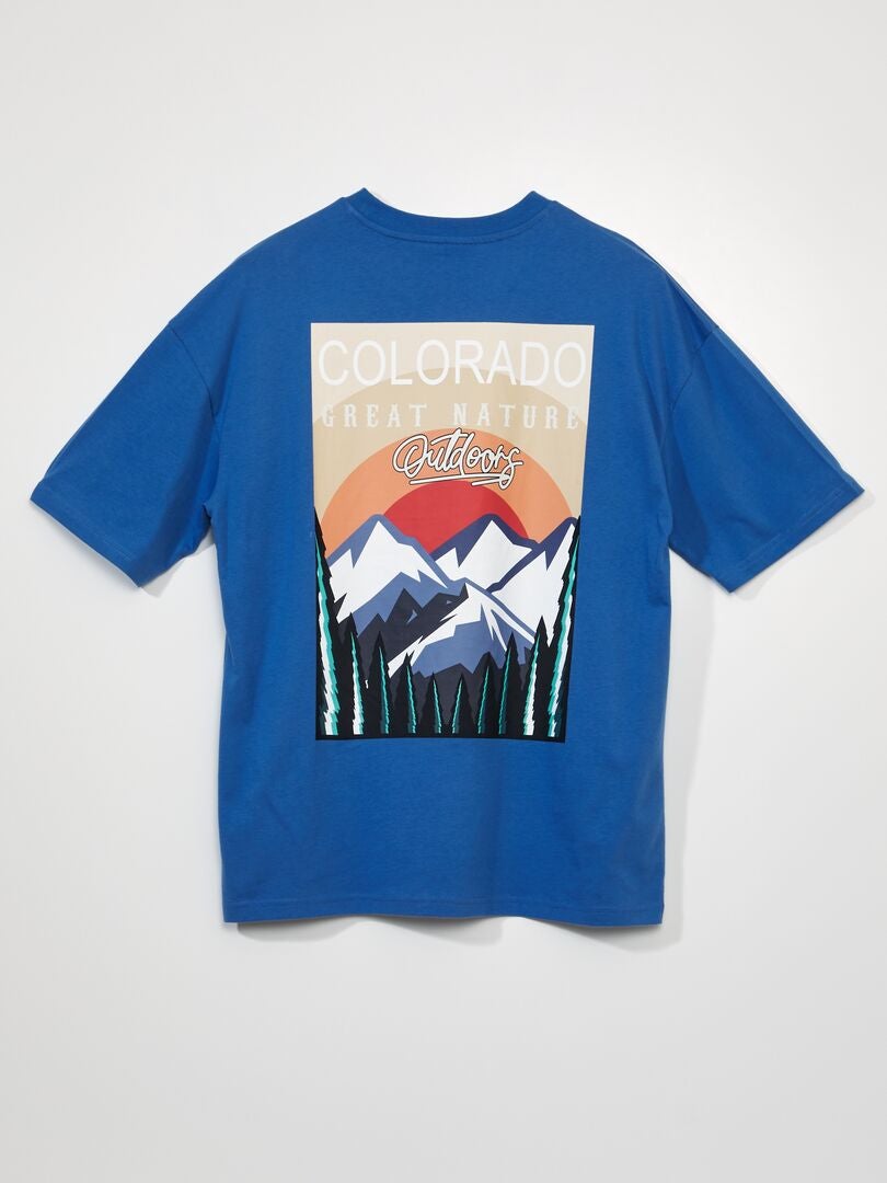 Jersey T-shirt - BLAUW