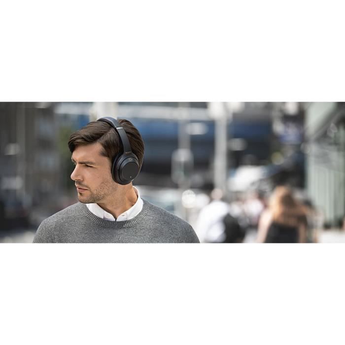 Cuffie wireless Bluetooth Sony WH-1000XM3 - Nere