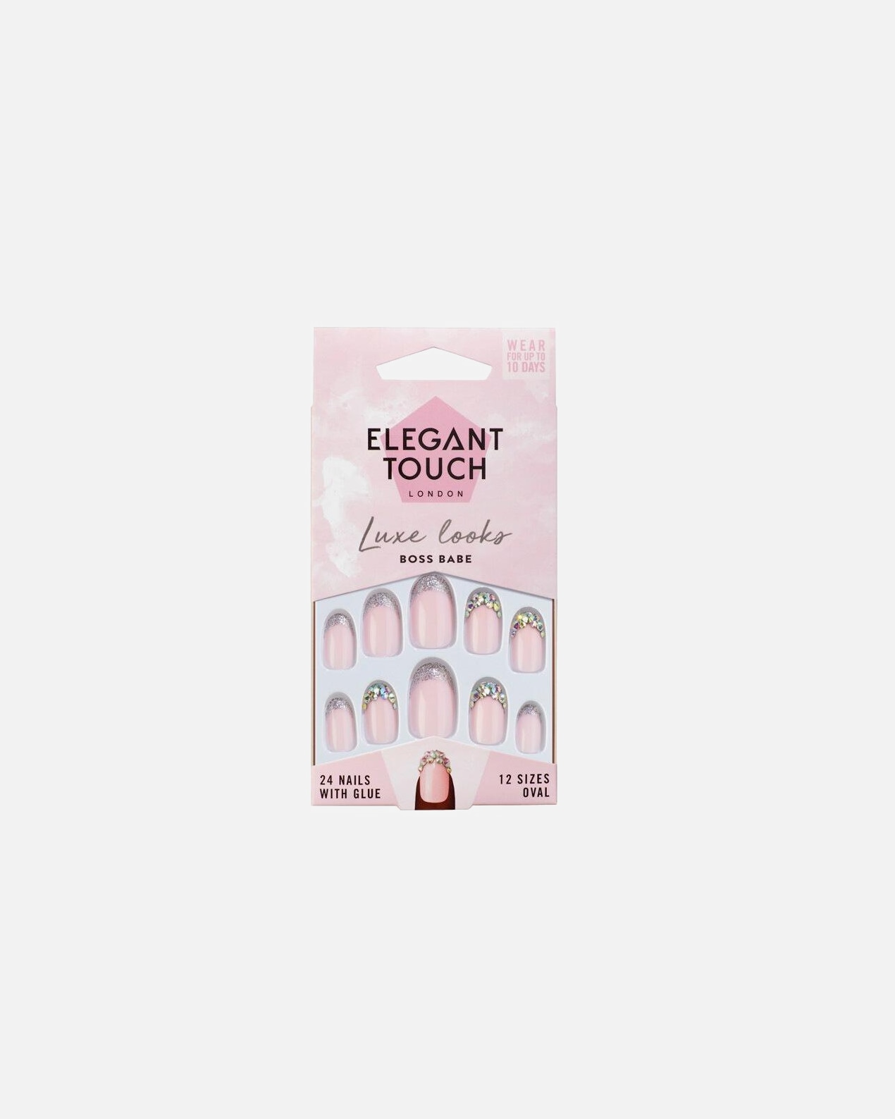 Elegant Touch Künstliche Fingernägel Boss Babe - 1 unidad